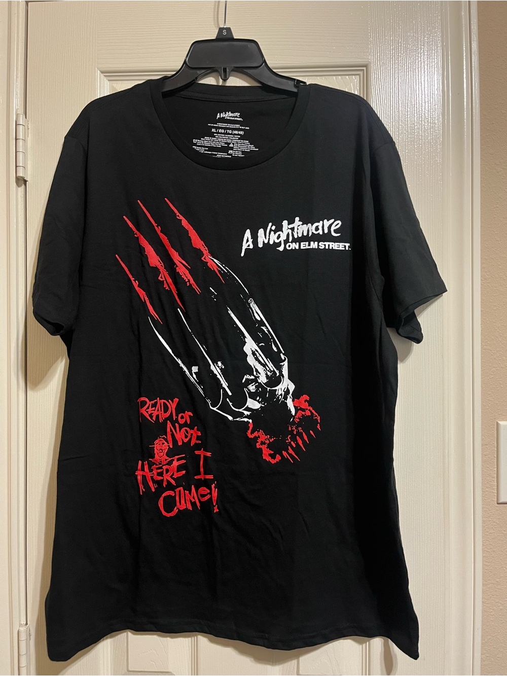 A Nightmare on Elm Street Men’s Black Graphic Tee